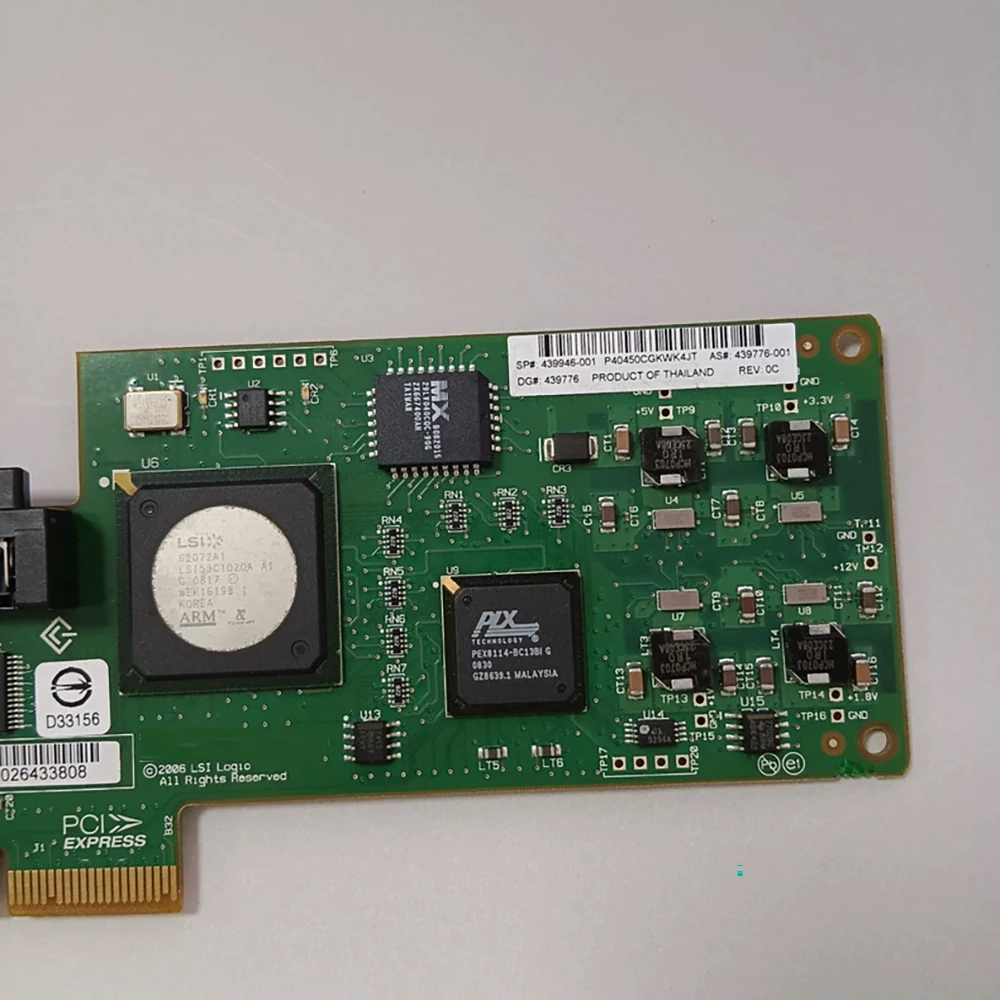Tarjeta SCSI PCI-E LSI20320IE 439946-001 439776-001 - imagen 3