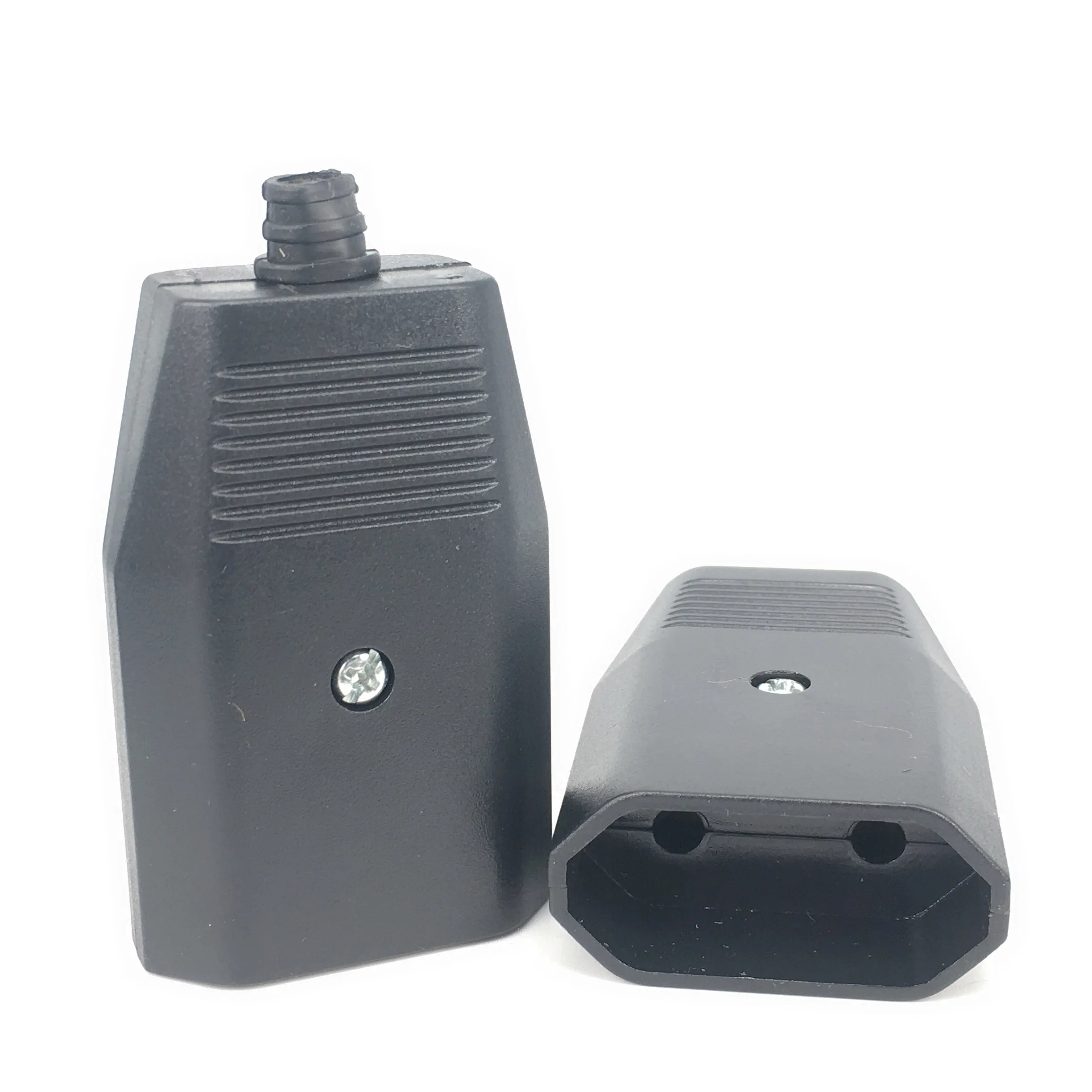 Adaptador de enchufe desmontable hembra de la UE, montaje blanco, máquina industrial con orificio madre europeo de la UE, evita el enchufe del cable de alimentación de soldadura, 1 ud. - imagen 5