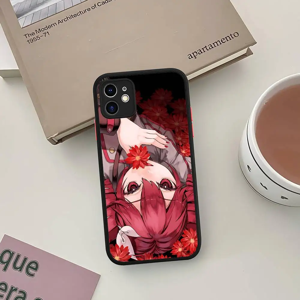 Funda de silicona T-TETO K-Kasane Anime para IPhone 16 15 14 13 12 11 Pro Max Plus X XS MAX cubierta mate a prueba de golpes - imagen 5