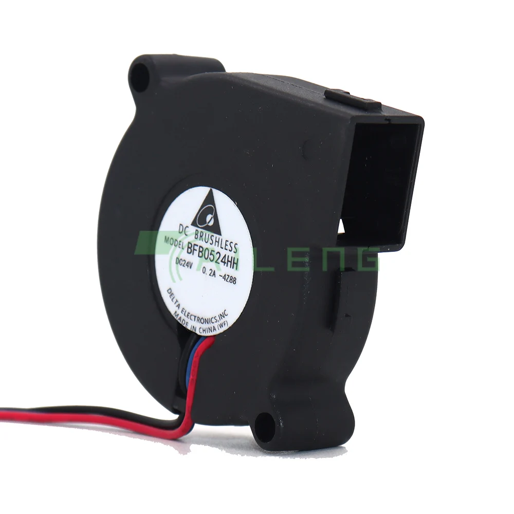 Para Delta BFB0512HH 5015 5cm 50*50*15MM 50mm DC 12V 0.2A doble rodamiento de bolas turbo ventiladores ventilador de refrigeración - imagen 3