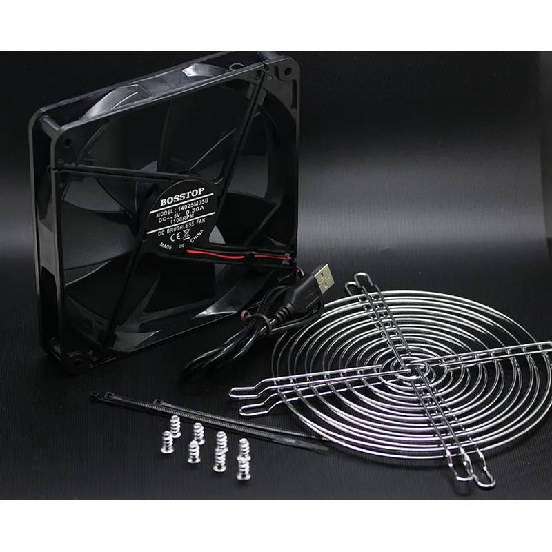 ASUS-ventilador USB para enrutador, dispositivo de refrigeración para enrutador, bricolaje, RT-AC66URT-N66U, 140x140x25mm - imagen 4