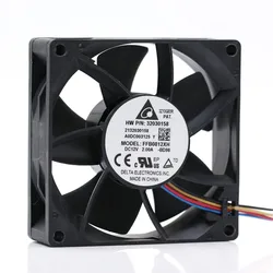 Ventilador Delta 80mm Alta Presión para Refrigeración PC
