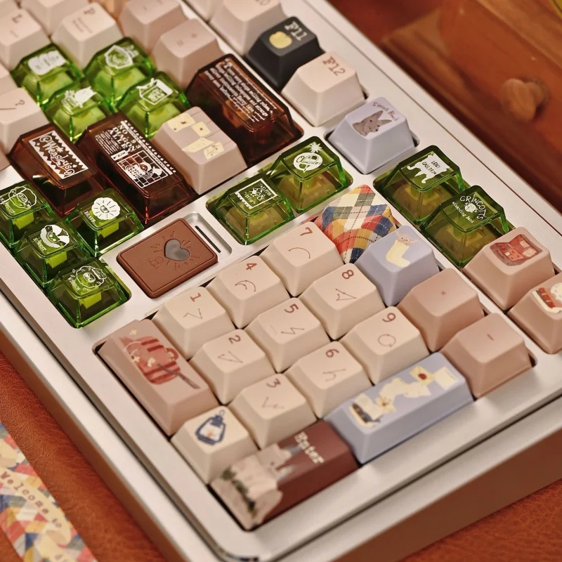 Bienvenido al Diagon Alley teclas personalizadas Original de fábrica Soa altura Material Pbt teclas de teclado mecánico regalo creativo - imagen 2