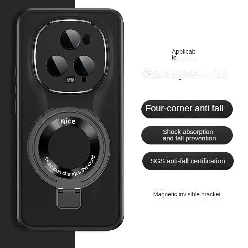 Para Honor Magic 6 5 7 Pro funda con soporte de anillo magnético fundas de teléfono de carga inalámbrica para Honer X9C 400Pro Lite cubierta a prueba de golpes - imagen 2