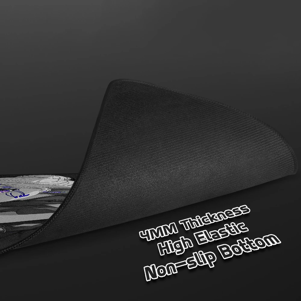 Alfombrilla de ratón para deportes electrónicos, resistente al agua, para juegos profesionales, alfombrilla de ratón de goma de Anime para ordenador, alfombrilla de escritorio para ordenador portátil de 45x40cm - imagen 5