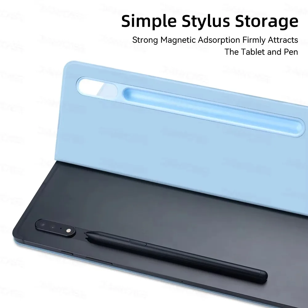 Para Samsung Tab S6 Lite funda Galaxy Tab S9 Fe S8 Ultra S8 Plus S8 S7 FE S7 Plus S7 S6 Lite S6 con soporte/soporte para bolígrafo - imagen 5