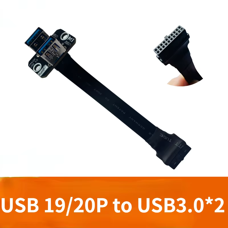 Placa Frontal USB 3.0 - 2 Puertos USB-A - imagen 2