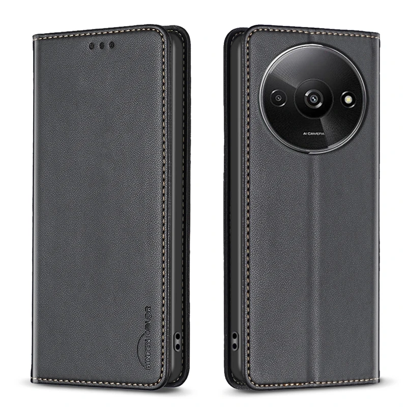 Para Xiaomi Redmi A3 funda de teléfono con tapa magnética para Fundas Xiomi Redmi A3 funda de tarjeta de cuero RedmiA3 A 3 A2 A1 Plus Coque - imagen 2