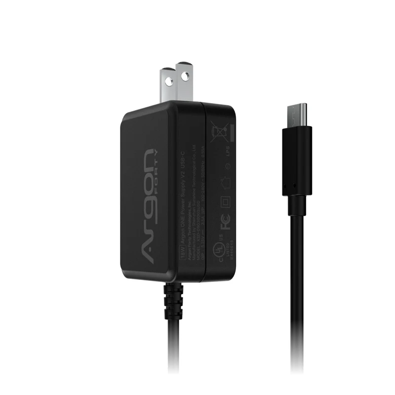 Raspberry Pi 4 Argon tipo C fuente de alimentación 18W 5V 3.5A EU US enchufe adaptador de corriente para Raspberry Pi 4 modelo B Argon One V2 M.2 caso - imagen 2