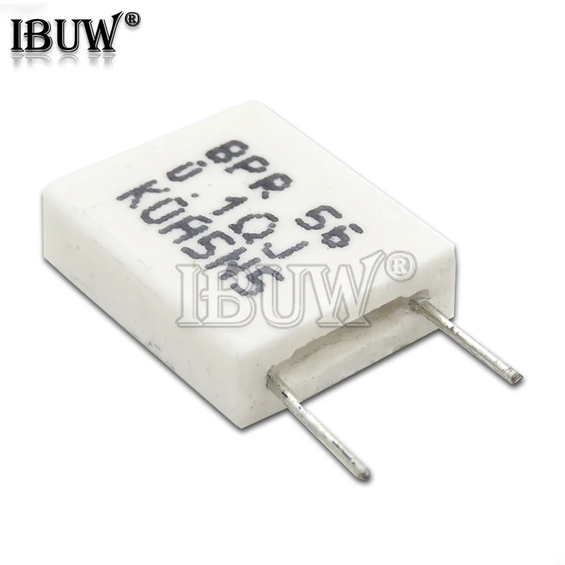 10 Uds BPR56 0,01 ~ 0,5 ohm resistencia de cemento cerámico no inductivo 0.1R 0.15R 0.22R 0.25R 0.33R 0.5R - imagen 2