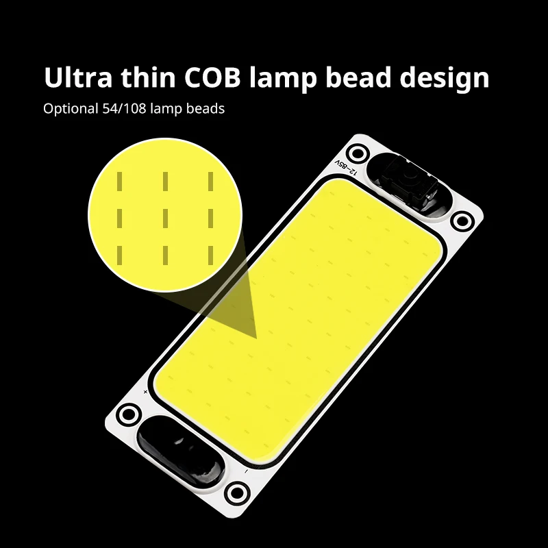 Tira de luces LED nocturna para lectura de coche, lámpara de techo Interior con interruptor de encendido y apagado para furgoneta, camión, Camper y barco, 12-24V - imagen 4