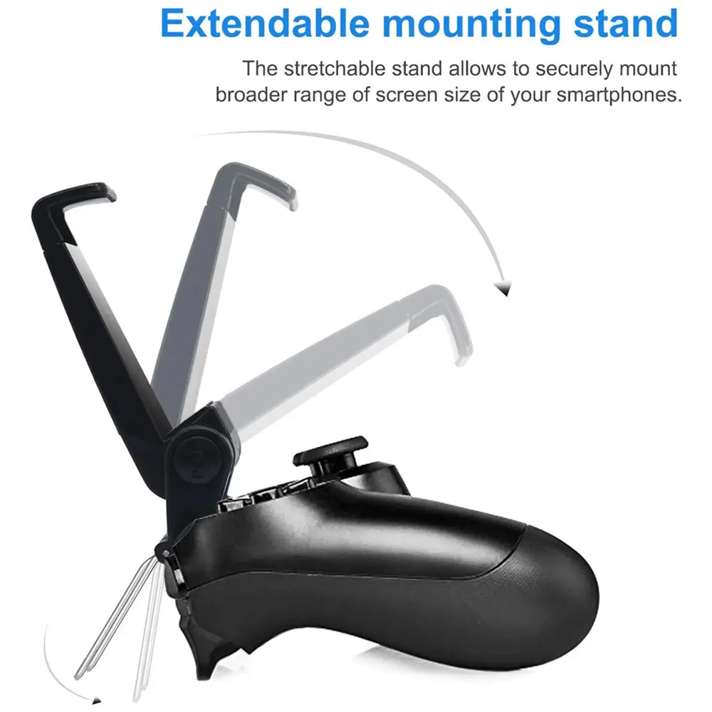 Soporte de teléfono móvil para mando de PS4, empuñadura de montaje para mando de PlayStation 4, para Samsung S9, S8 - imagen 5