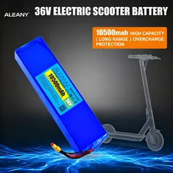 Batería de Litio Recargable de 36V 10.5Ah, 18650 10S3P, 500W, Modificada a 42V para Scooter Eléctrico con BMS.