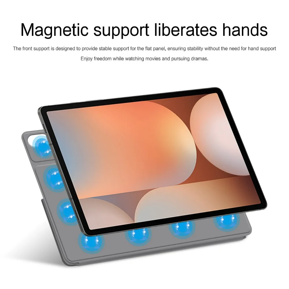 Funda para Samsung Tab S10 Ultra, Funda de 14,6 pulgadas SM-X920 Y Fold para tableta Galaxy Tab S10, Funda inteligente Ultra magnética - imagen 2