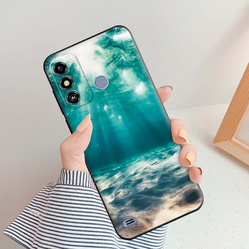 Funda de silicona con dibujos animados para ZTE Blade A53, carcasa bonita de animales para ZTE Blade A53, parachoques de TPU - imagen 4