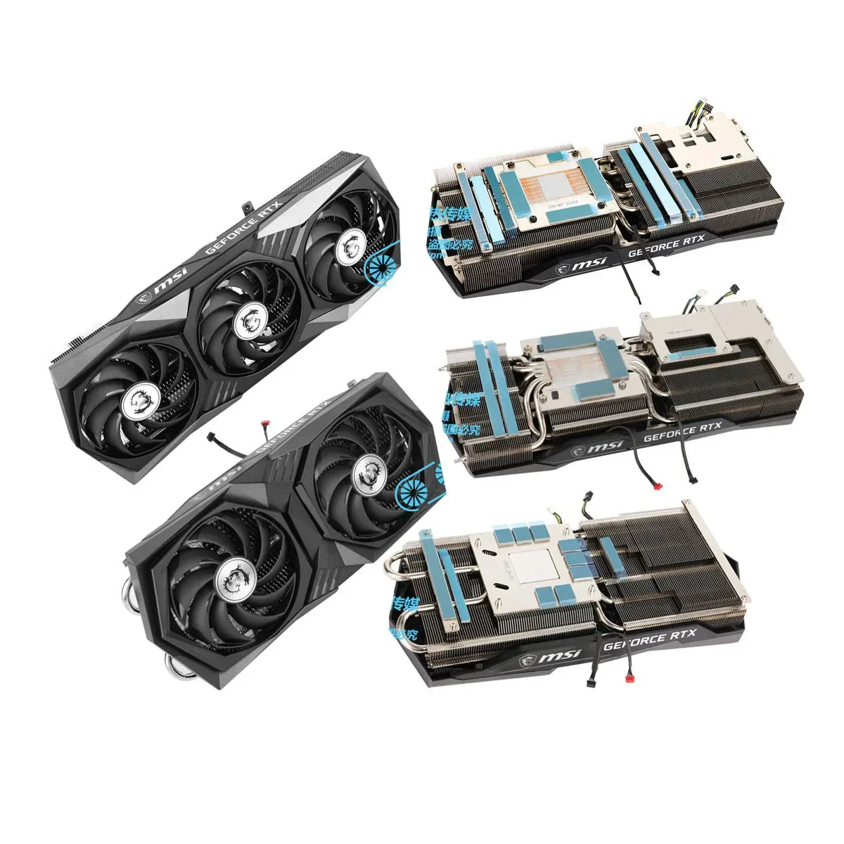 Radiador MSI GPU para MSI RTX3060Ti 3070 3080 3080Ti 3090 3090Ti GAMING X/Z TRIO tarjeta gráfica