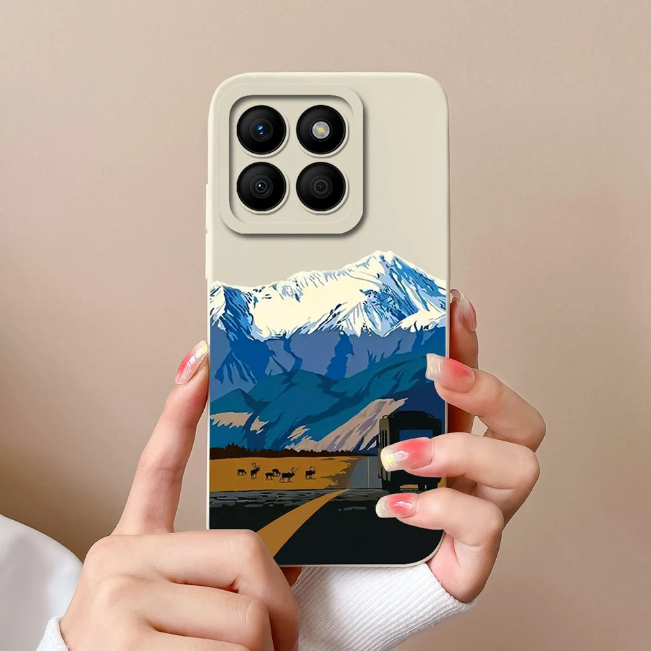 Para Honor X6B funda de teléfono lindos gatos suave silicona líquida protección completa alta calidad Coque modelo JDY-LX1 LX2 contraportada - imagen 4