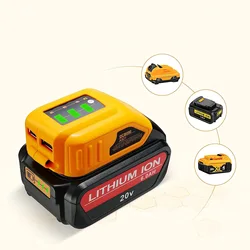 Adaptador cargador USB Dewalt para baterías Li-Ion Carga Dual
