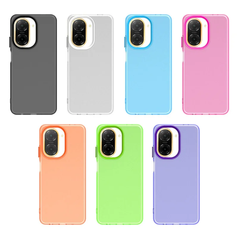 Para Redmi A5 funda Xiaomi Redmi A5 Capas teléfono BackTransparent Color parachoques esmerilado mate claro Fundas Redmi A5 171,7mm - imagen 2