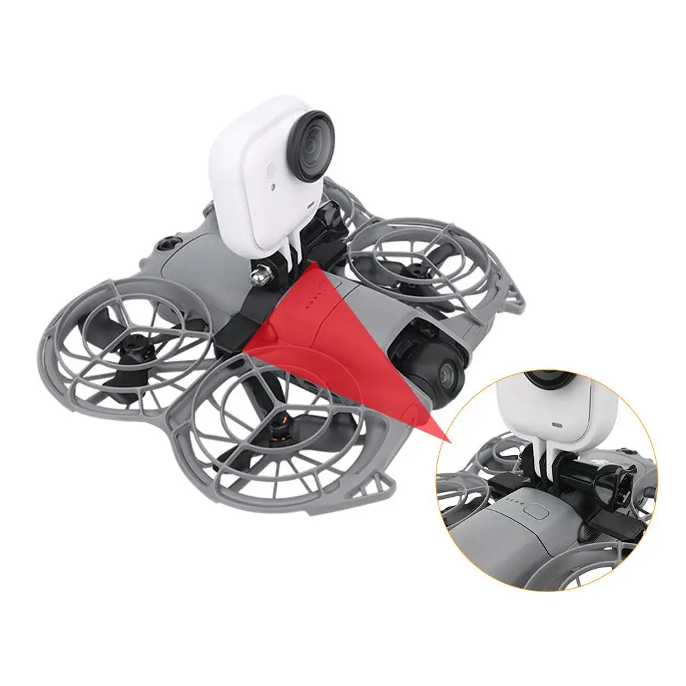   Soporte adaptador de montaje ajustable a prueba de golpes para Dron dji Neo, soporte de expansión de cámara para Insta360 GO 3/GO 3S, accesorios R3U8 - imagen 4