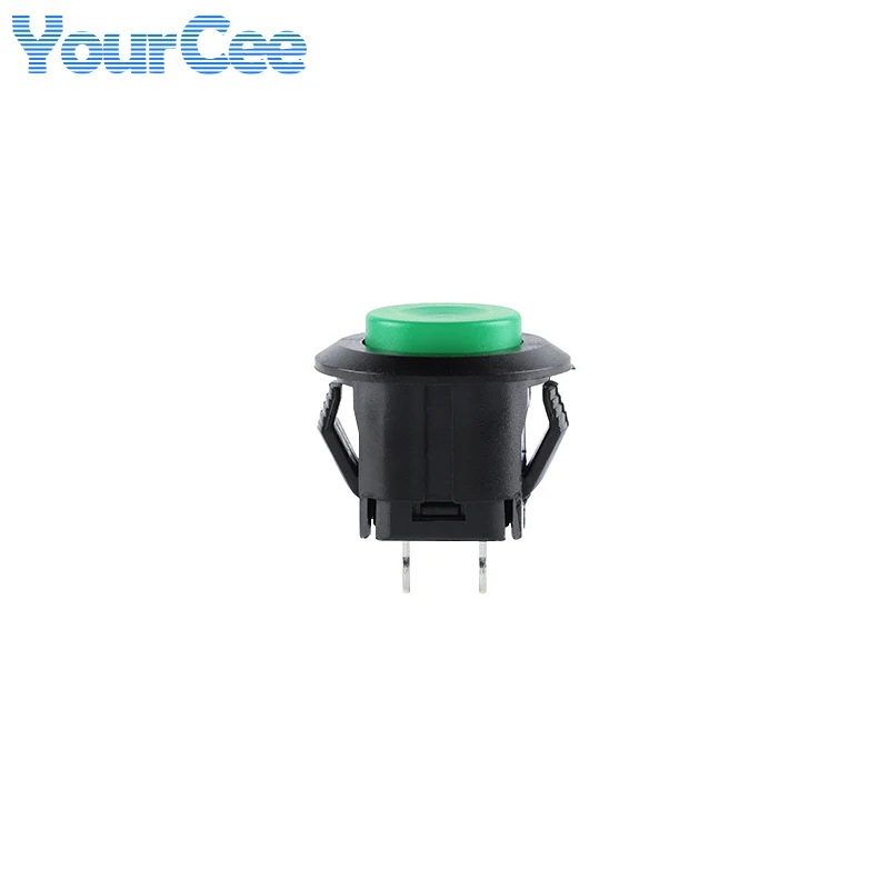 6 unids/lote DS-500 interruptor de botón 14mm 3A/250V momentáneo auto-reinicio redondo sin bloqueo rojo azul amarillo blanco verde negro DS501 DS101 - imagen 4