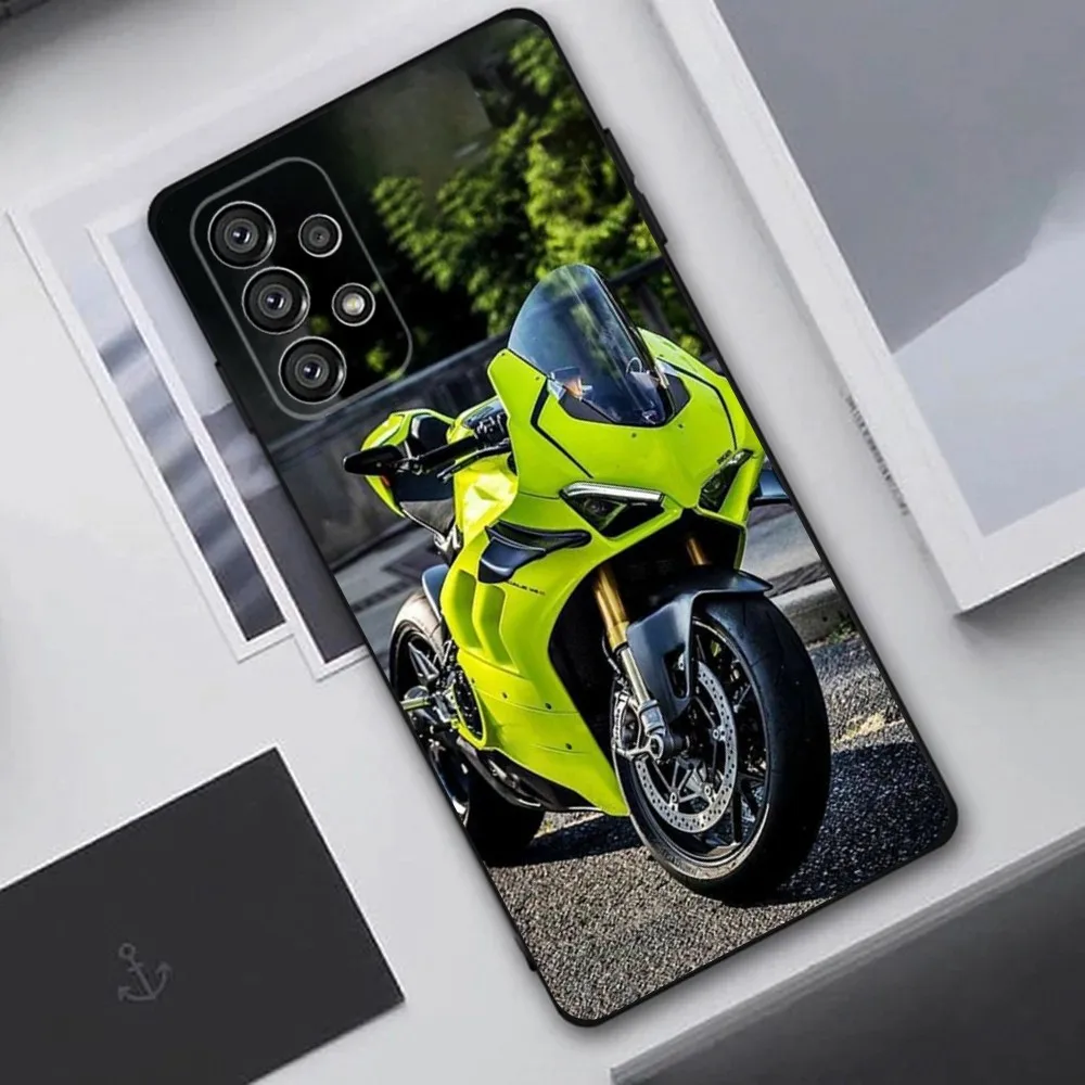 Funda de teléfono para motocicleta Racing d-duciatis, funda negra suave para Samsung Galaxy A20,A21s,A22,A31,A32,A52,A53,A72,73,A80,A91 - imagen 4