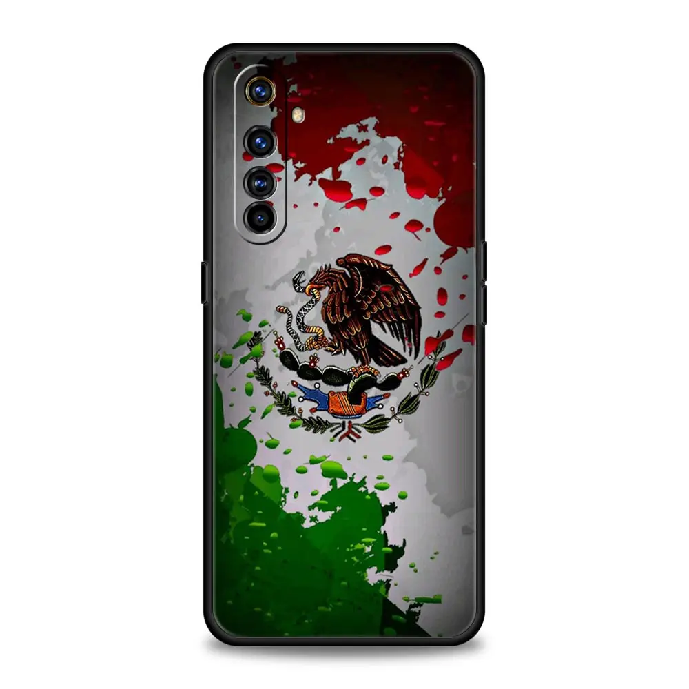 Funda de teléfono con bandera de México para Realme, 12, 11, 10, 9, 8, 5G, 7, 6, GT5, GT3, GT2 Pro Plus, C21, C11, C25, C35, GT Neo 2, 3, 3T, 5 - imagen 3