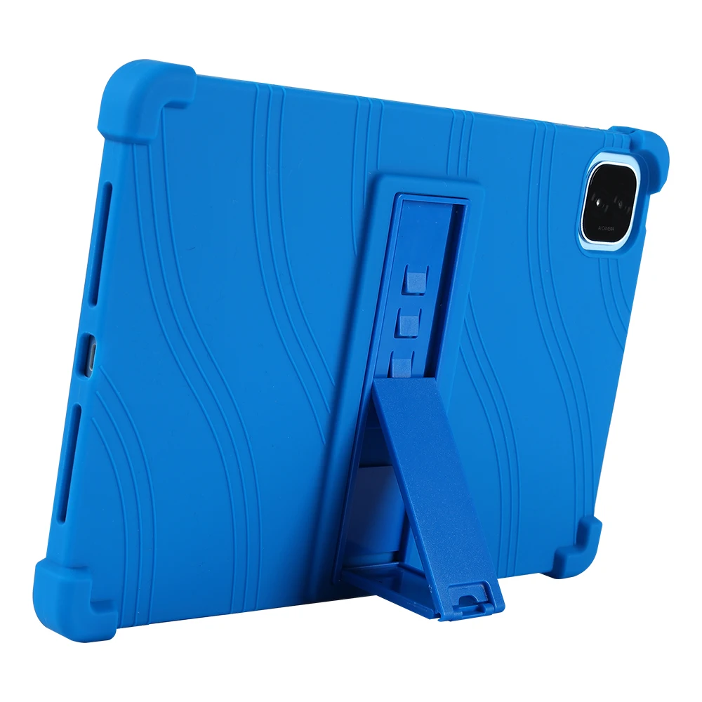 Funda de silicona suave Universal para Huawei Honor Pad GT Pro ROD2-W69 MagicPad 2 12,3 2024 ROD2-W09 funda con soporte ajustable seguro para niños - imagen 4