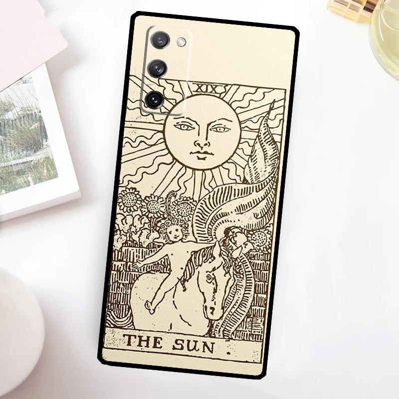 Funda de tarjeta de Tarot para Samsung Galaxy S24, S23, S22 Ultra, S21, S20 FE, Note 10 Plus, Note 20, S8, S9, S10 - imagen 3