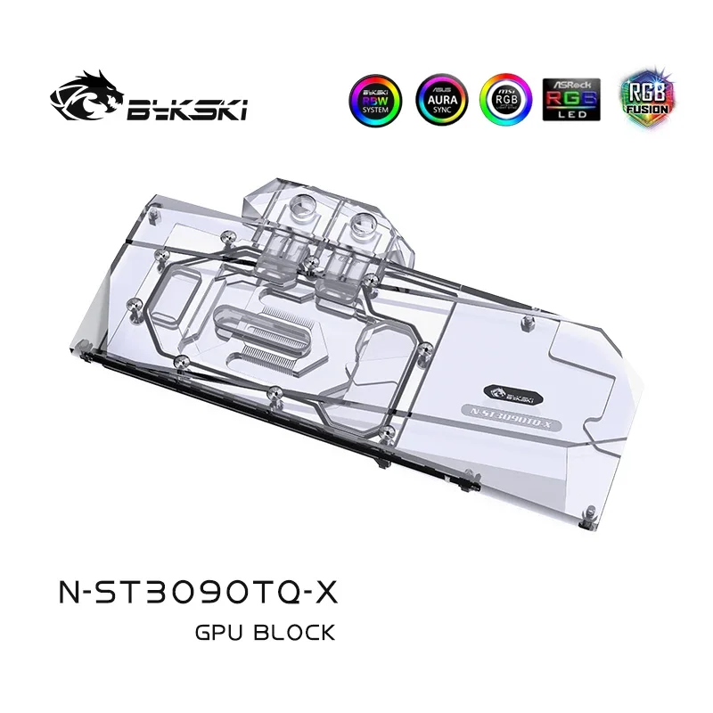 Bykski bloque de agua para uso para ZOTAC RTX 3080 /3090 10G6X tarjeta de edición OC de Apocalipsis/radiador de cobre/5V 12V RGB SYMC N-ST3090TQ-X - imagen 4