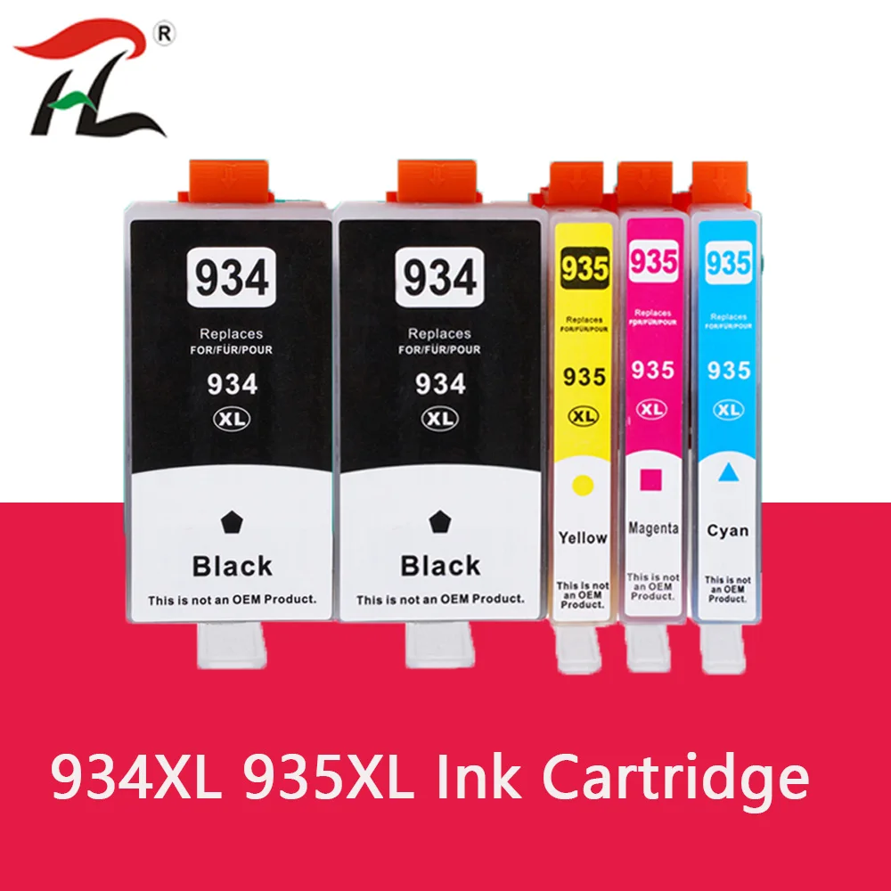 Cartuchos de tinta para impresora HP934XL, recambio de tinta Compatible con HP 935XL 934, 934XL, 935XL, hp934, HP Officejet Pro 6812, 6830, 6815, 6835, 6230, 6820
