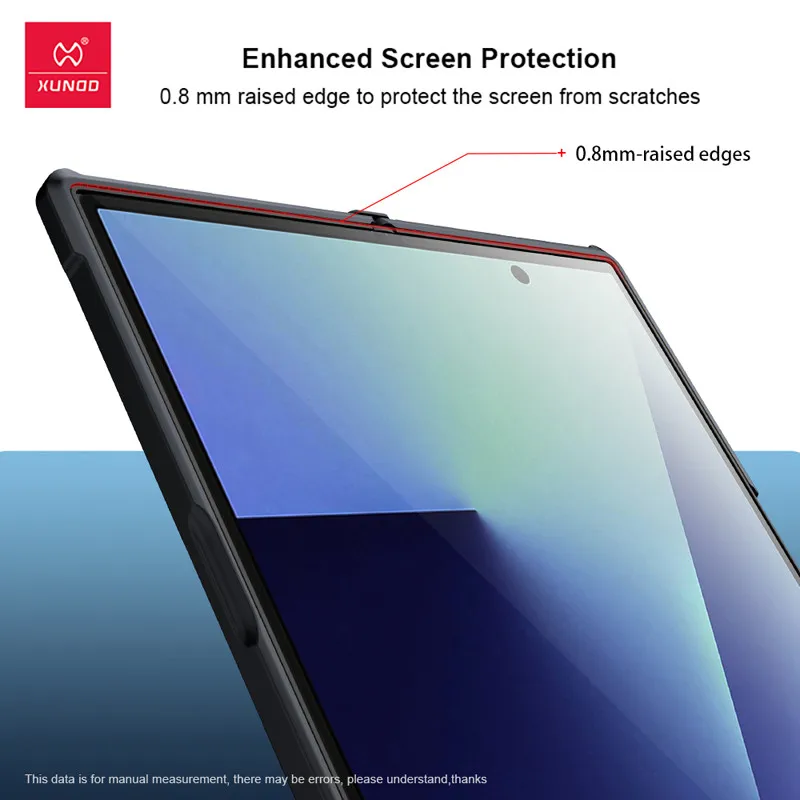 Para Samsung Galaxy Z Fold 7 funda XUNDD Airbags anticaída patrón láser acrílico duro + cubierta de teléfono plegable con bisagras de vidrio - imagen 5