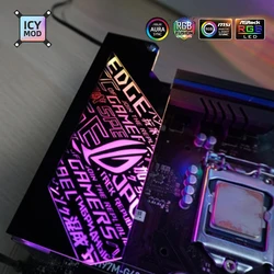 Cubierta Panel I/O RGB ARGB para PC – Compatible Aura Sync