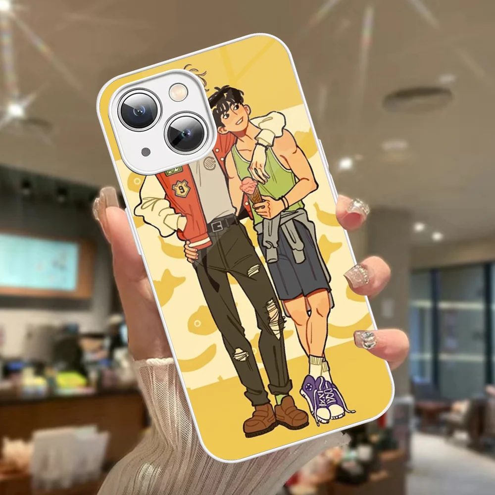 Funda de teléfono clásica de Anime BANANA FISH de vidrio templado para Iphone 14 13 12 11 Pro Mini XS MAX 14Plus X XS XR Fundas - imagen 5