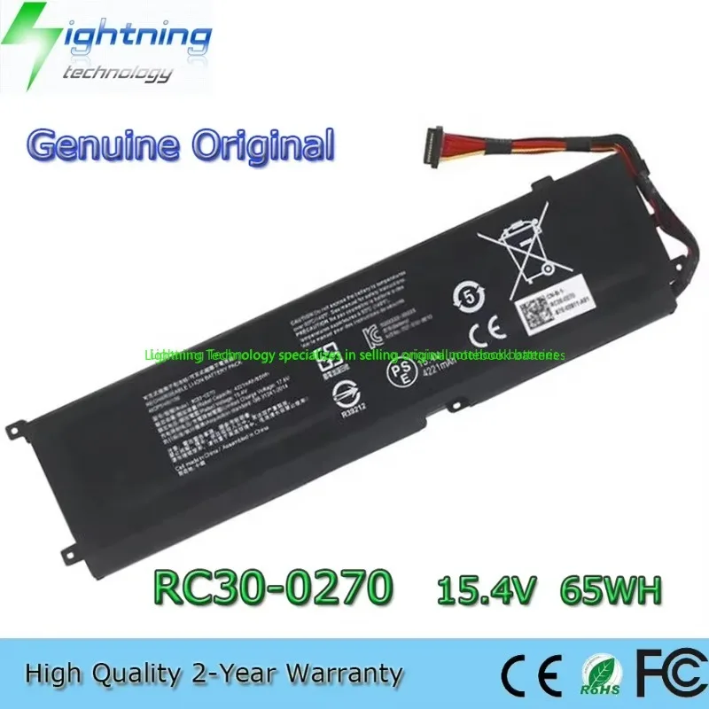 RC30-0270 15,4 V 65Wh batería Original genuina para portátil Razer Blade 15 Base RZ09-02705E76-R3U1 RZ09-03006