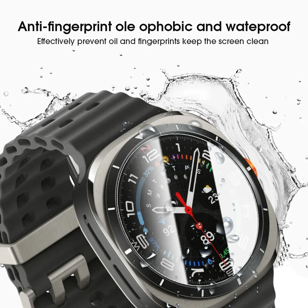 Para Samsung Galaxy Watch 7 7Ultra Protector de pantalla de vidrio templado para Galaxy Watch7 7 Ultra 4/44/40mm HD películas protectoras transparentes - imagen 4