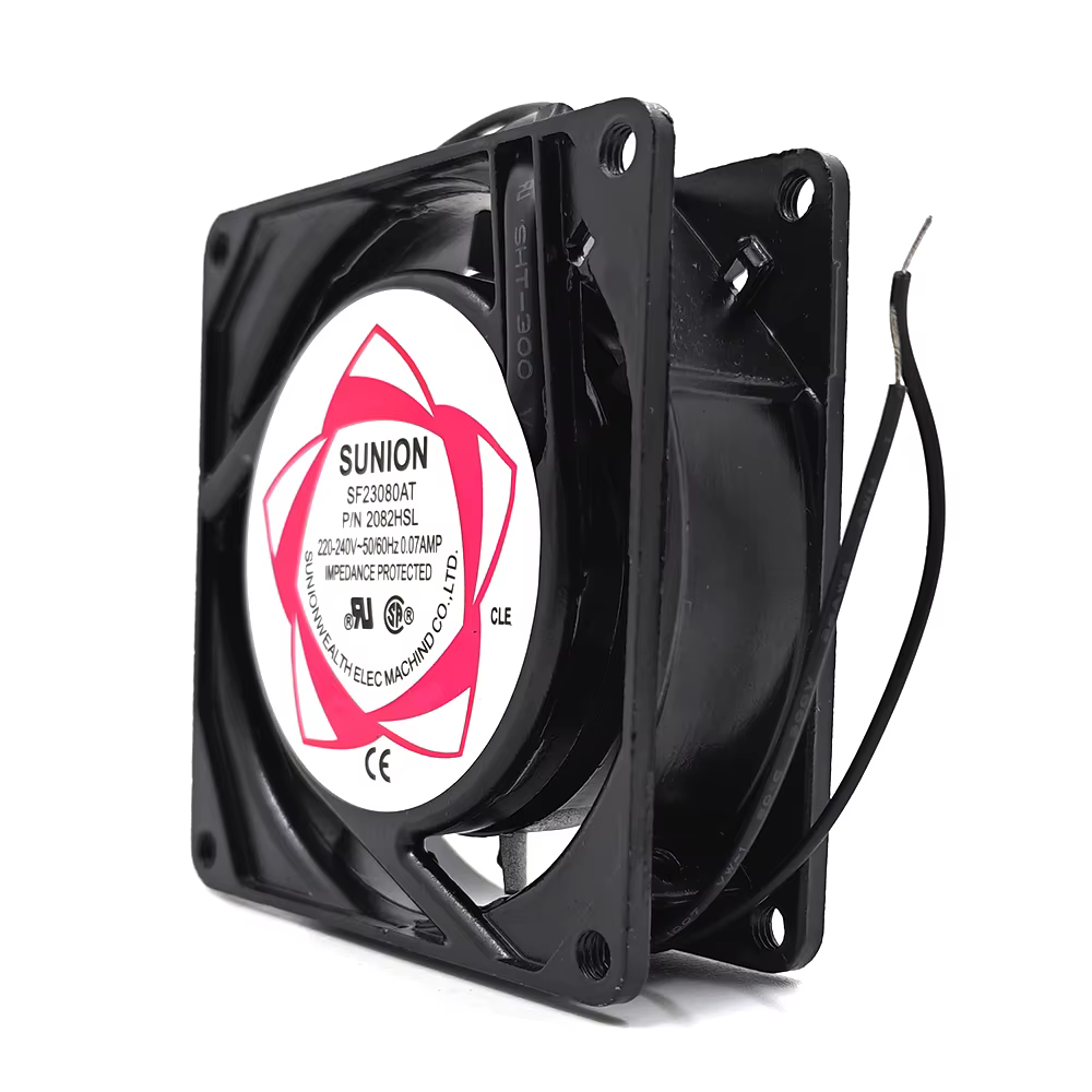 Ventilador SUNON 80mm 220V AC – Refrigeración Potencia Alta - imagen 2