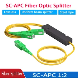 Splitter PLC 1x8 SC/APC – Fibra Óptica FTTH de Alta Calidad