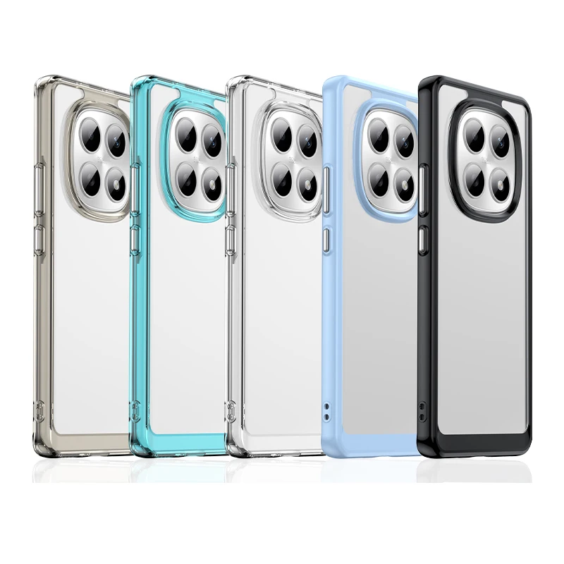 Funda transparente para Redmi Note 15 5G, carcasa para Redmi Note 15, carcasa dura translúcida, marco suave, parachoques de teléfono Redmi Note 15 - imagen 3