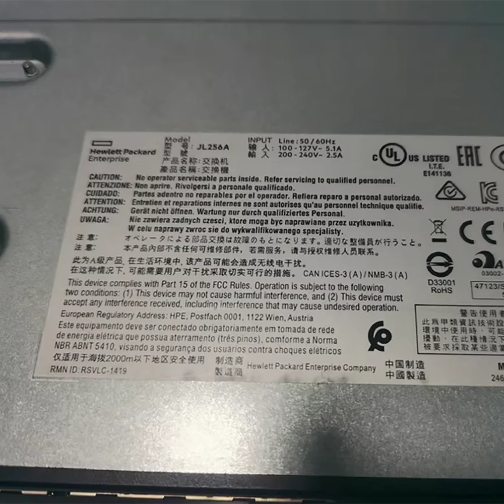 JL256A 2930F-48G-POE+ Conmutador Gigabit POE+ de 48 puertos - imagen 4