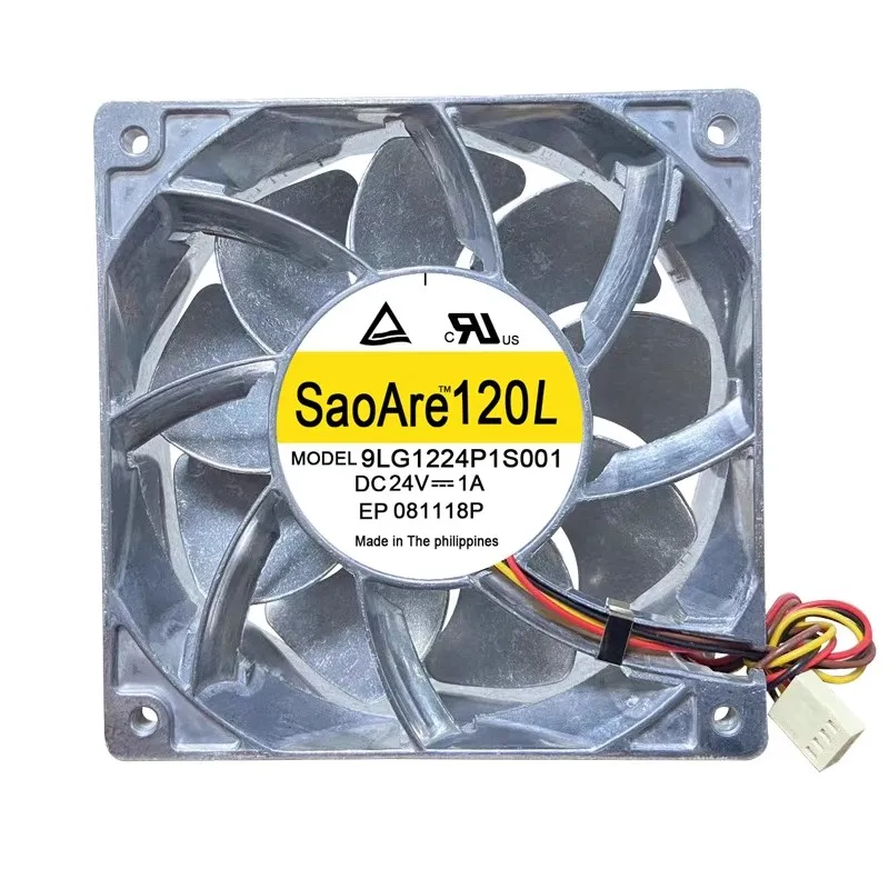 Original 9LG1224P1S001 12038 24V 1A 12cm todo metal ventilador de refrigeración inversor resistente a altas temperaturas