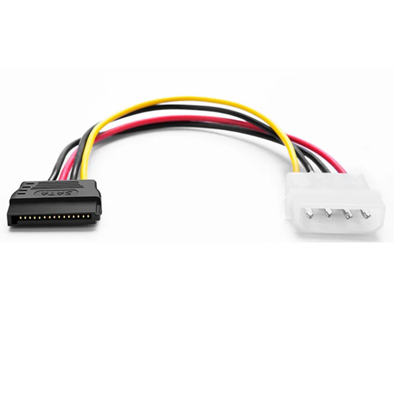 Cable de extensión de alimentación SATA Serial ATA de 15 pines para Molex IDE de 4 pines, el mejor precio para la fuente de alimentación principal del disco duro HDD - imagen 3