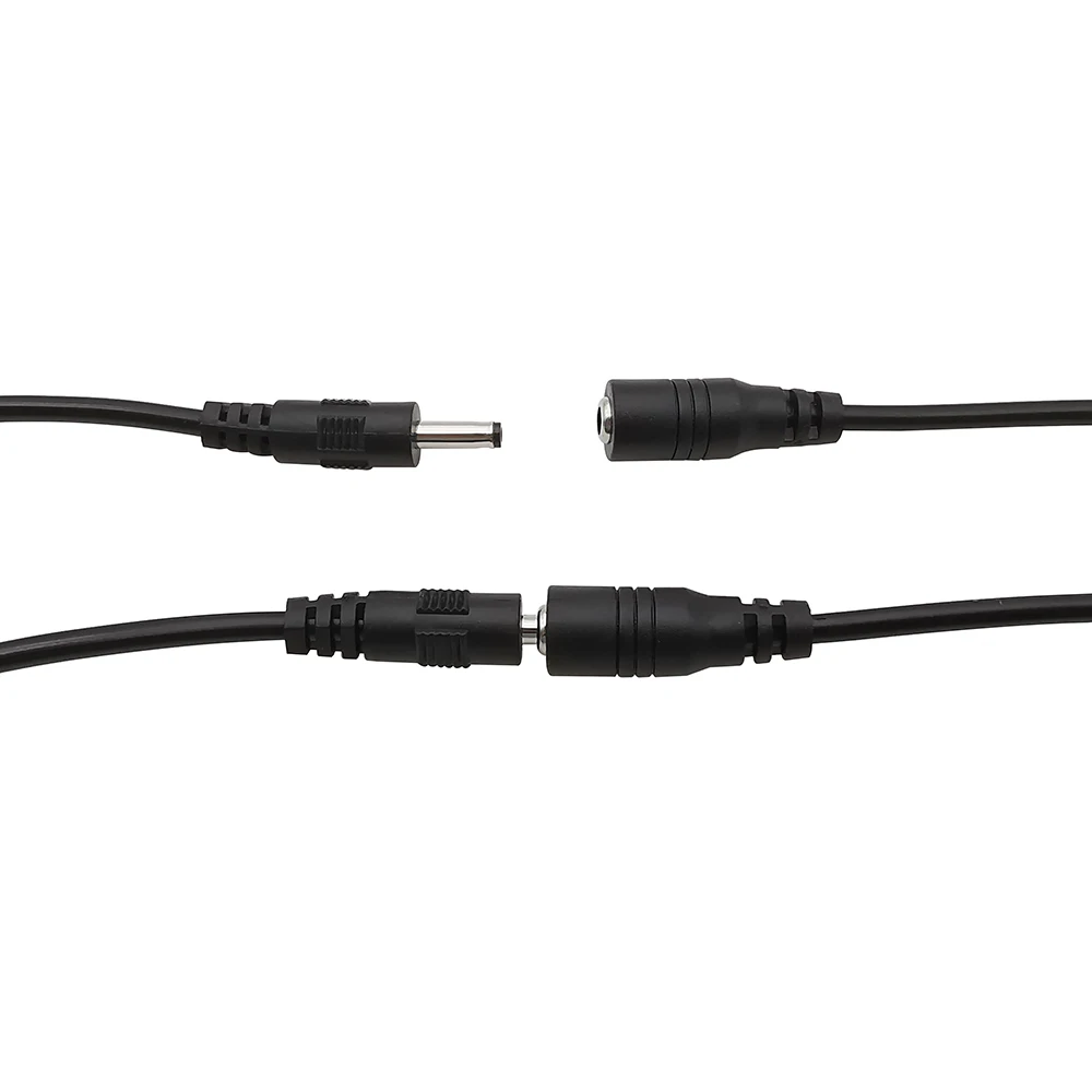 2 uds DC 3,5x1,35mm macho hembra enchufe Cable de alimentación conector Cable de extensión coleta Cable de reparación DIY - imagen 3