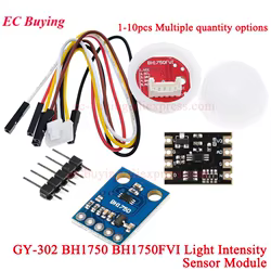10 uds/1 unidad GY-302 BH1750 BH1750FVI luz Digital Sensor de iluminación de intensidad óptica módulo bola I2C para Arduino DC 3V-5V