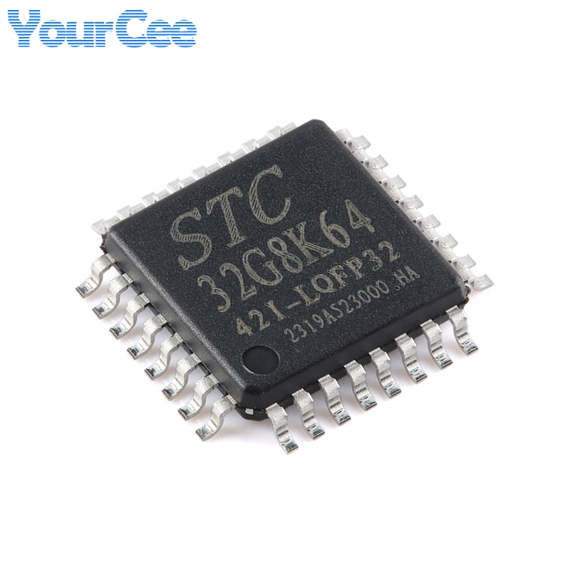 2 uds STC32G8K64-42I LQFP32 LQFP48 STC32G8K64 Chip microcontrolador 32 bits 8051 Core - imagen 4