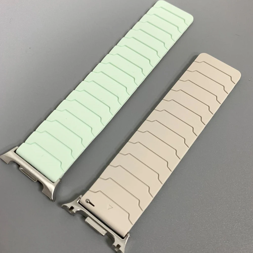 Para reloj 8 Classic 46mm banda de bucle magnético para Samsung Galaxy Watch 8 44mm 40mm correa de silicona accesorios de pulsera de repuesto - imagen 2