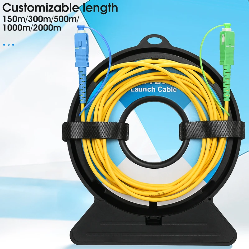 SC-SC(UPC/APC) Cable de lanzamiento OTDR de 1KM OS2 SM Cable de extensión reflectómetro de dominio de tiempo óptico eliminador de zona muerta modo único - imagen 4