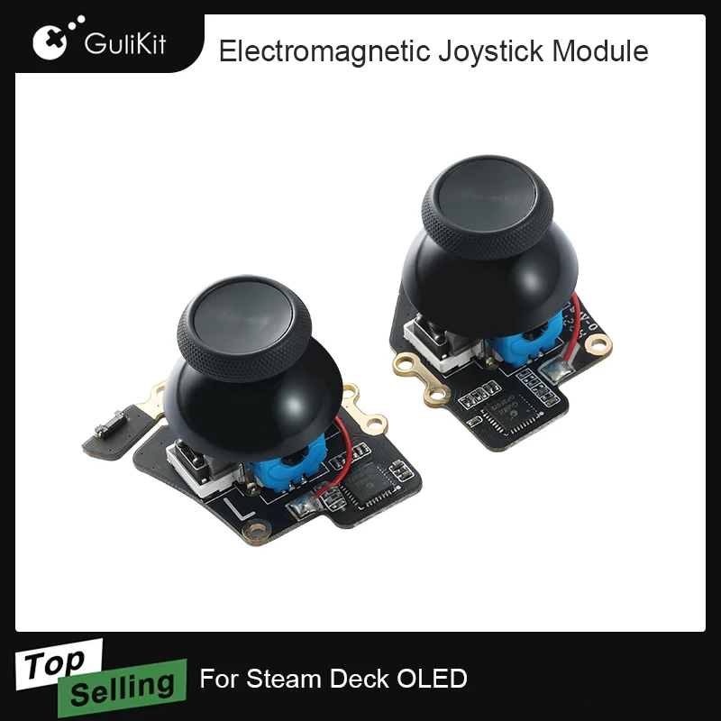 Gulikit Módulo de palanca de mando electromagnético para Steam Deck OLED SD05 con palanca de mando con detección de efecto Hall para reemplazo de reparación