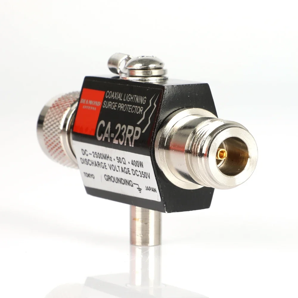 CA-23RP pararrayos para Protector contra sobretensiones de rayos, enchufe macho N a conector N hembra Coaxial 0-2,5 GHZ 400W 50ohm N - imagen 3