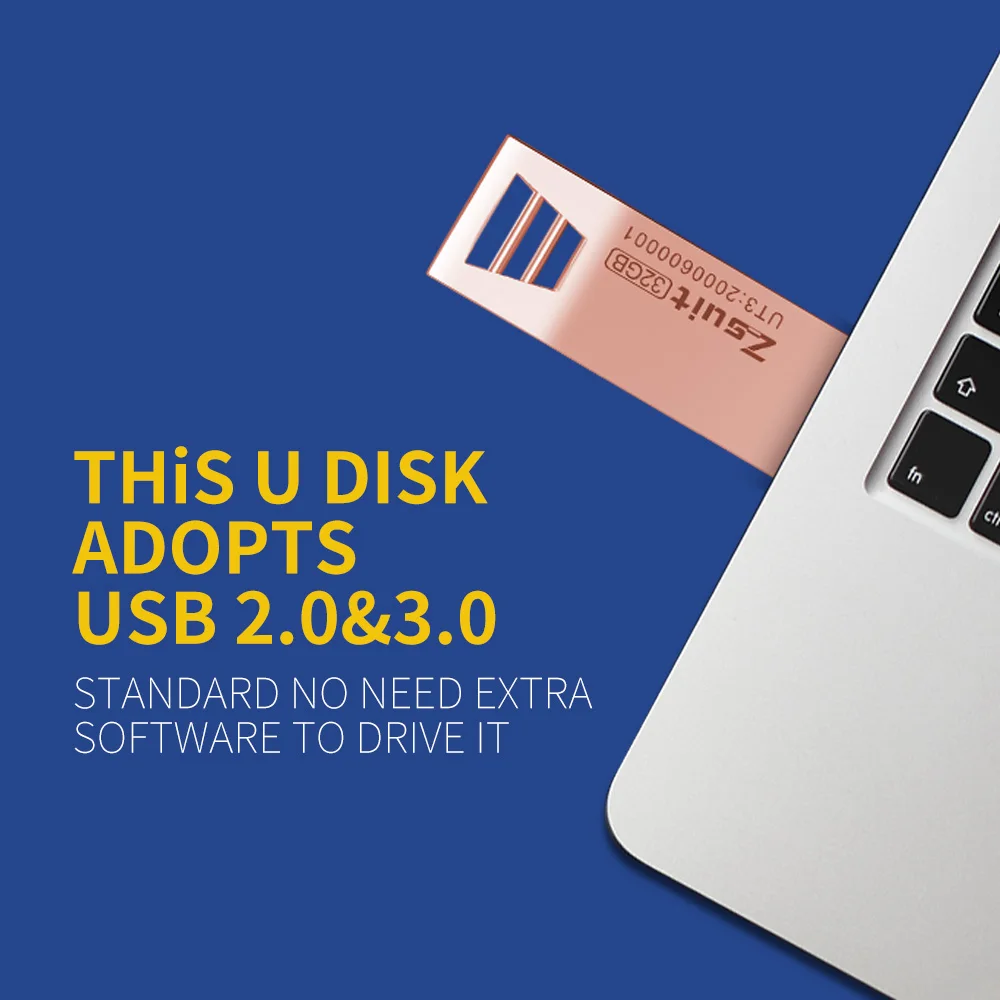 Zsuit unidad Flash USB de 10 piezas, Pen Drive de 16GB, 32GB, 64GB, 3,0/2,0, 128GB, resistente al agua - imagen 2